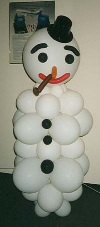 balloon snowman